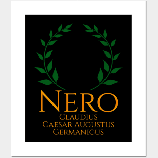 Ancient Roman Emperor Nero Imperial History Of Rome Posters and Art